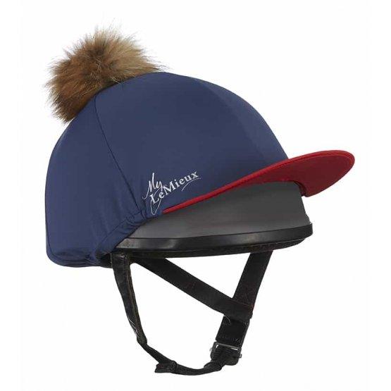 LE MIEUX POM POM HAT SILK NAVY