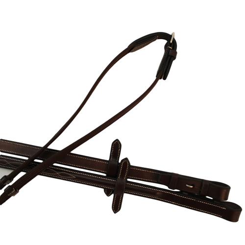 Web Reins Handcrafte Cuir Matière Arrêts à Main Marron Premium Grip Confort Web Reins Handcrafte Cuir Matière Arrêts à Main Marron Premium Grip Confort